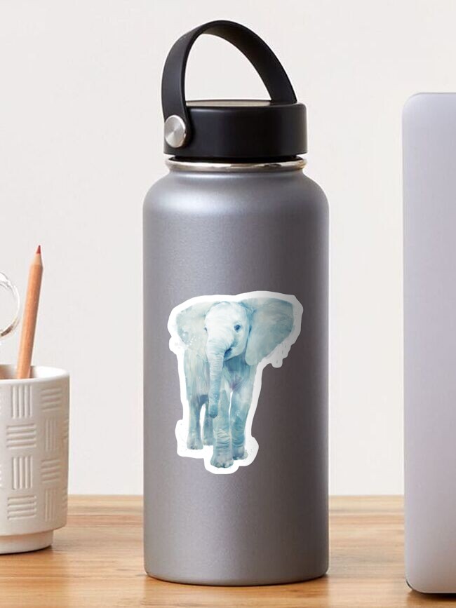Sticker, Elephant designed and sold by Amy Hamilton