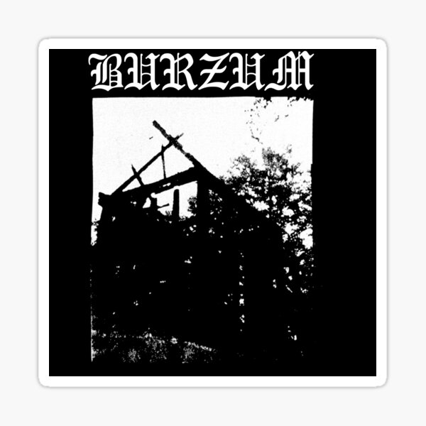 Burzum Black Metal Varg Vikernes Aske Sticker
