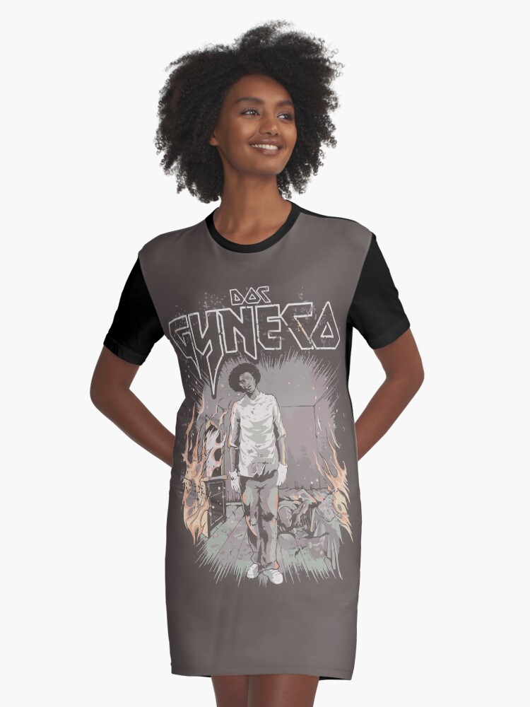 iron maiden t shirt dress