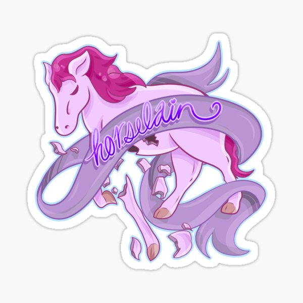 Horselain Sticker