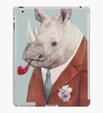 Nashorn iPad-Hülle & Klebefolie
