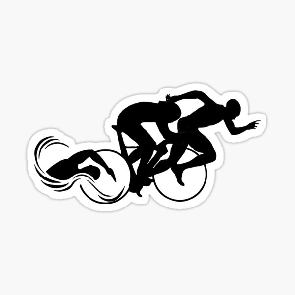 IRONMAN RED M DOT TRIATHLON STICKER 4" Swim Bike Run Tri Car Decal 140.6 70.3 