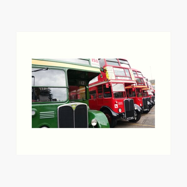 Item preview, London buses designed and sold by AShowellPhoto.