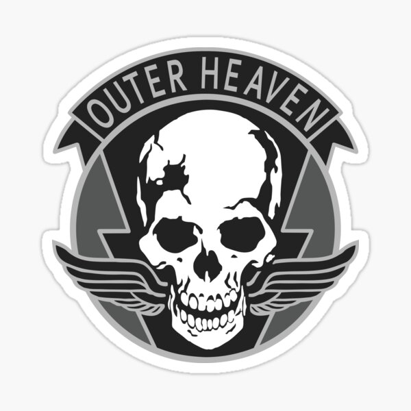 Over Heaven Stickers Redbubble - outer heaven roblox