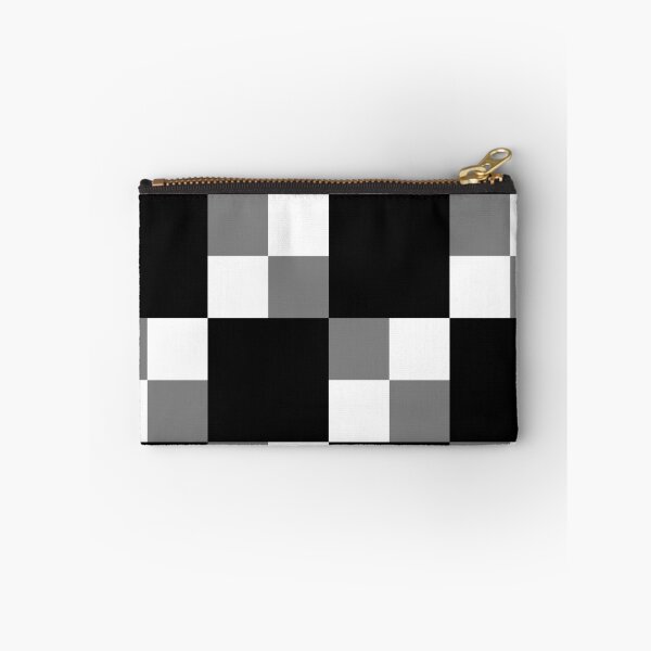 Item preview, Black White Grey Chequered Squares Pattern designed and sold by GetItGiftIt.