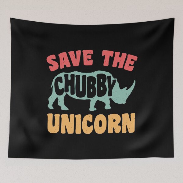Item preview, Vintage Save The Chubby Unicorns Retro Tee Gift designed and sold by inspiredtrend.