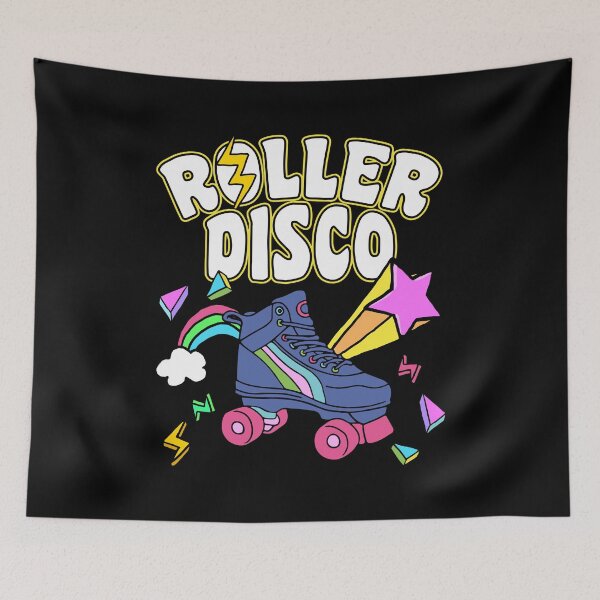 Item preview, Roller Disco Graphic Retro 70s and 80s Party Tee Gift designed and sold by inspiredtrend.
