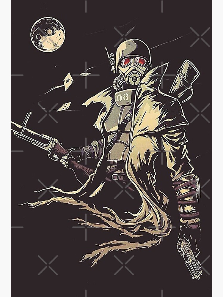 Fallout Ncr Ranger Sketch Fan Art Poster Art Board Print By Dpnmq Redbubble