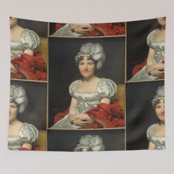 Item preview, Madame David by Jacques-Louis David, 1813, oil on canvas designed and sold by Vintage Designs +.