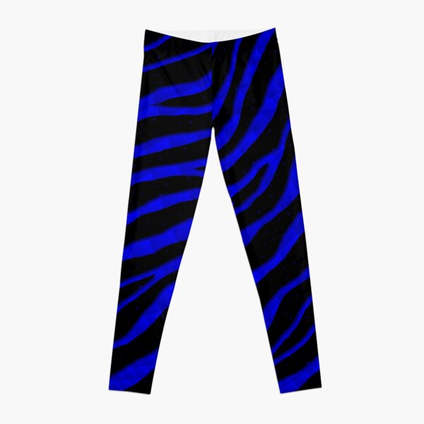 Ripped SpaceTime Stripes - Blue Leggings