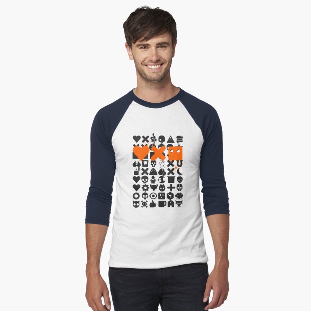 Item preview, Baseball ¾ Sleeve T-Shirt designed and sold by zoezowie79.