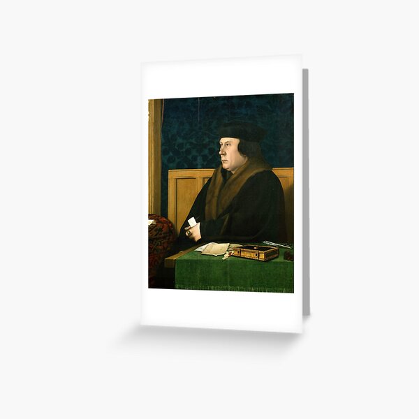 Item preview, Thomas  Cromwell vintage Tudor Portrait by Hans Holbain designed and sold by Vintage Designs +.