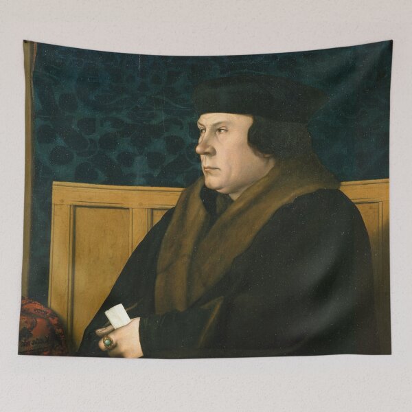 Item preview, Thomas  Cromwell vintage Tudor Portrait by Hans Holbain designed and sold by Vintage Designs +.