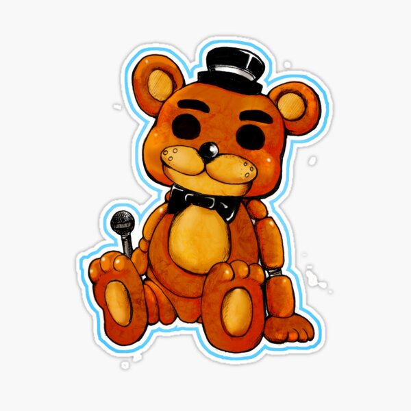 10pcs Anime Figures FNAF stickers Freddy Fazbear Bear stickers