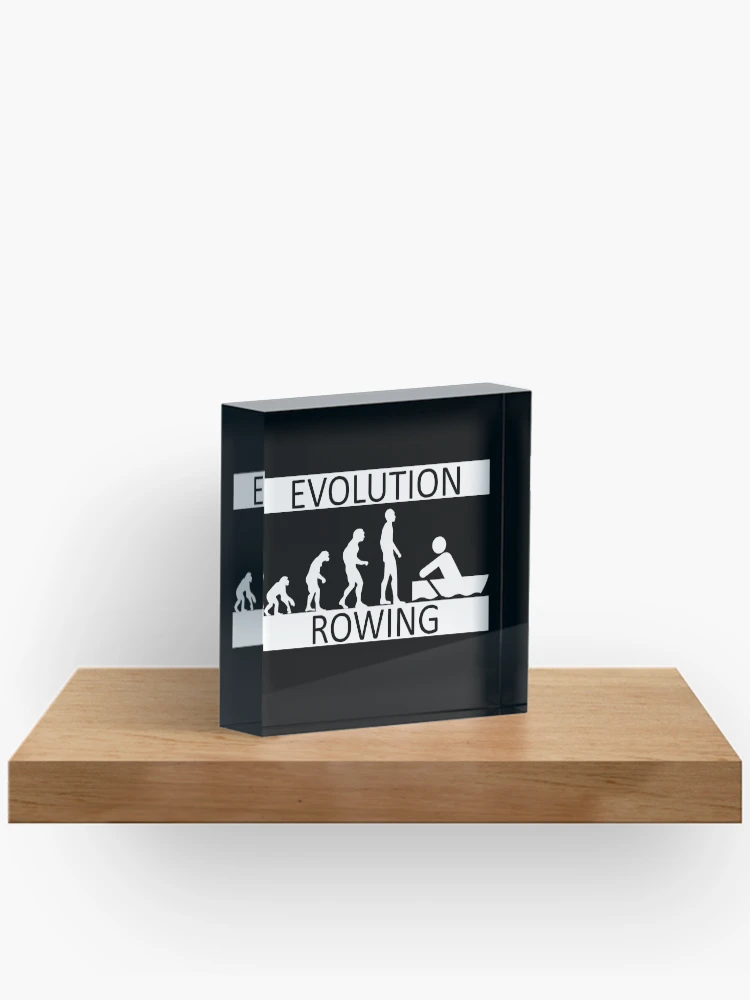 Thumbnail 2 von 5, Acrylblock, Evolution Rowing - Rudern - Ruderer designt und verkauft von AndiHK.