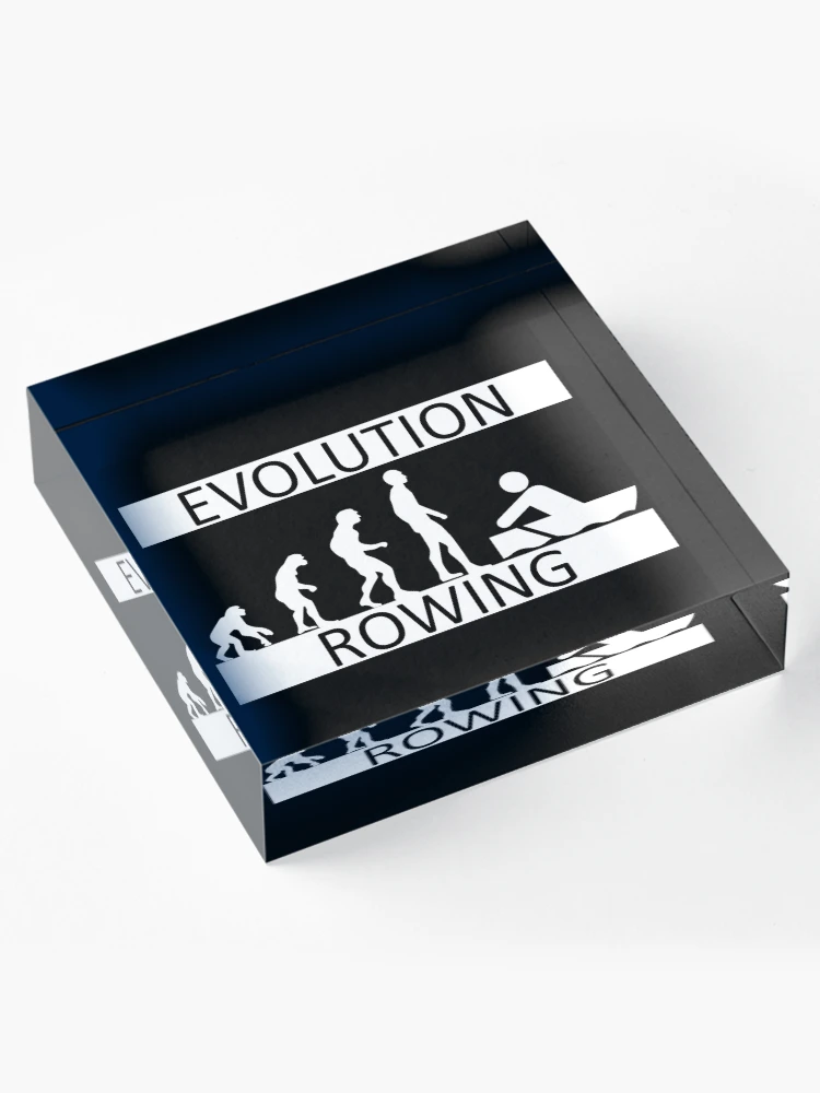 Thumbnail 4 von 5, Acrylblock, Evolution Rowing - Rudern - Ruderer designt und verkauft von AndiHK.