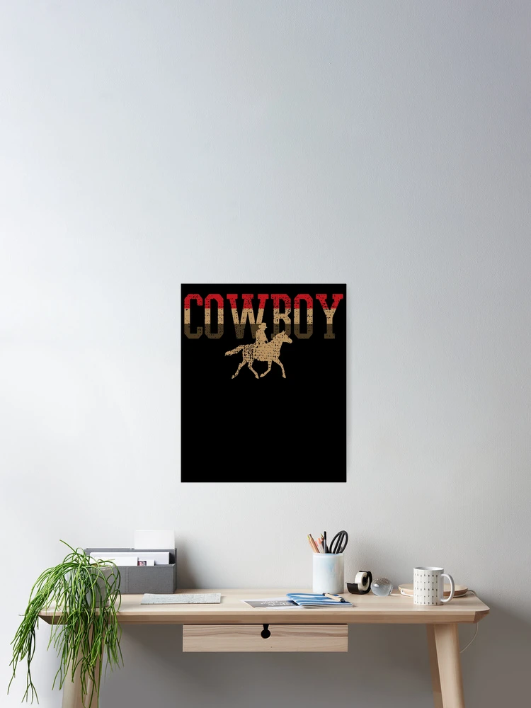 Thumbnail 2 of 3, Poster, Cowboy Rodeo designed and sold by 4tomic.