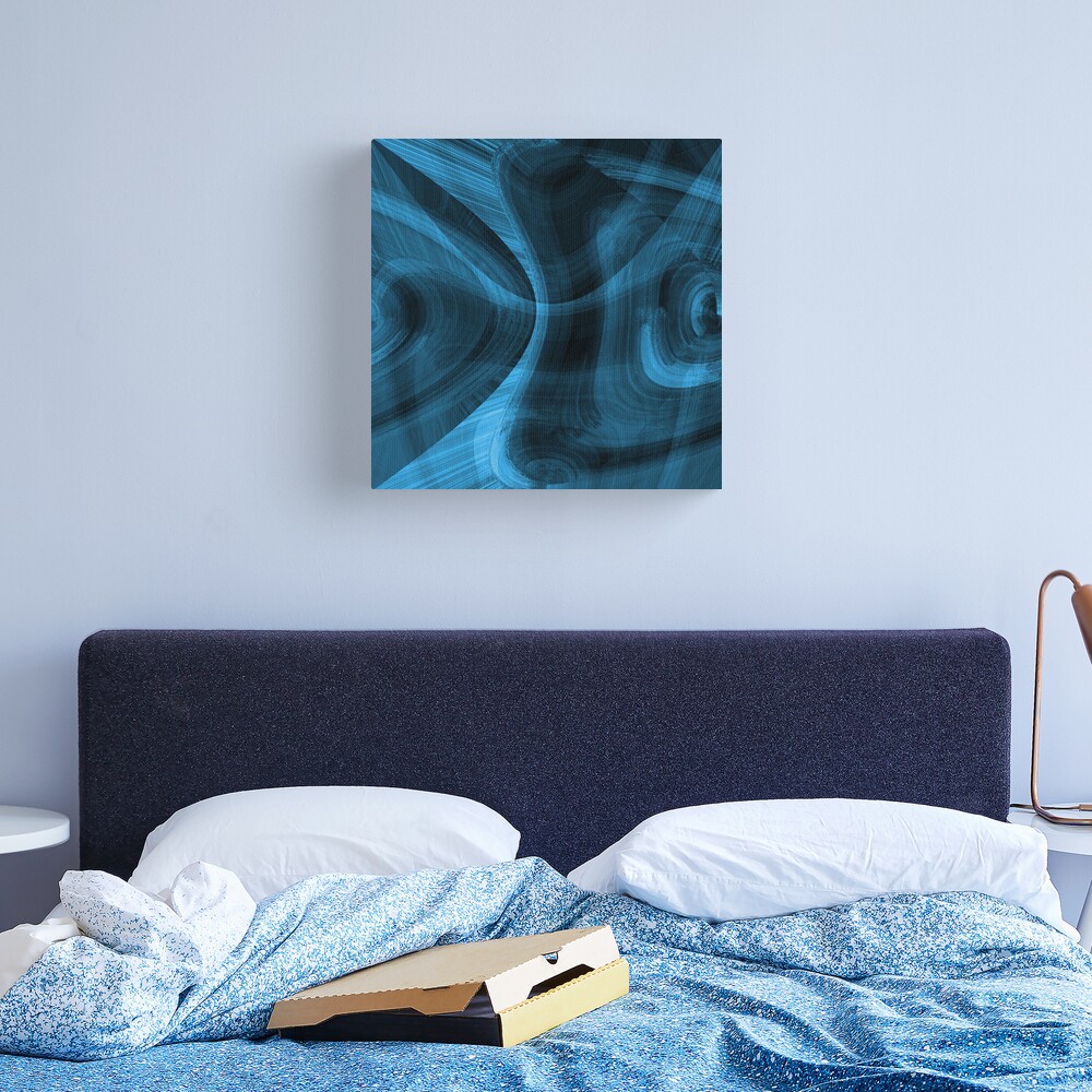 Bluish Black Hole Canvas Print