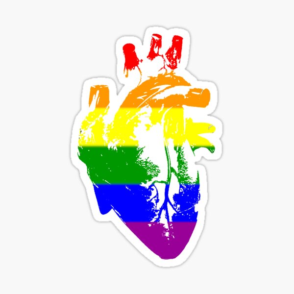 Gay Pride Flag Sticker For Sale By Coolcat101s Redbubble