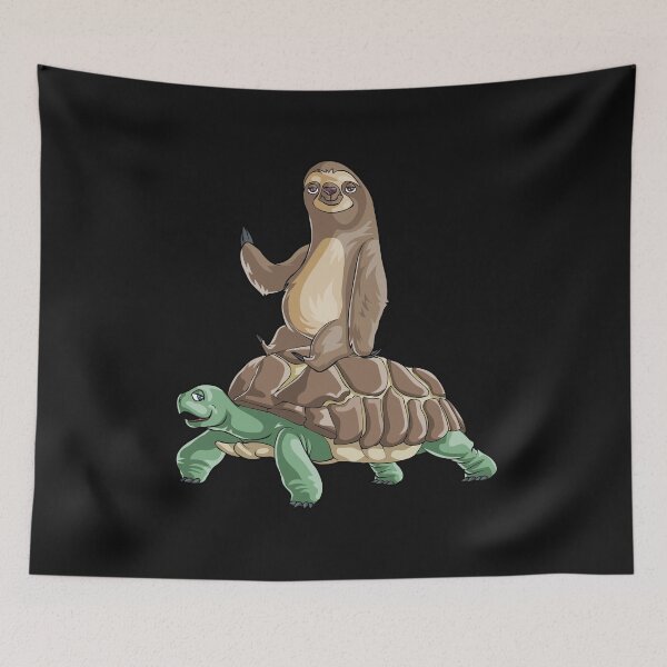Item preview, Tortoise and Sloth designed and sold by Bendthetrend.