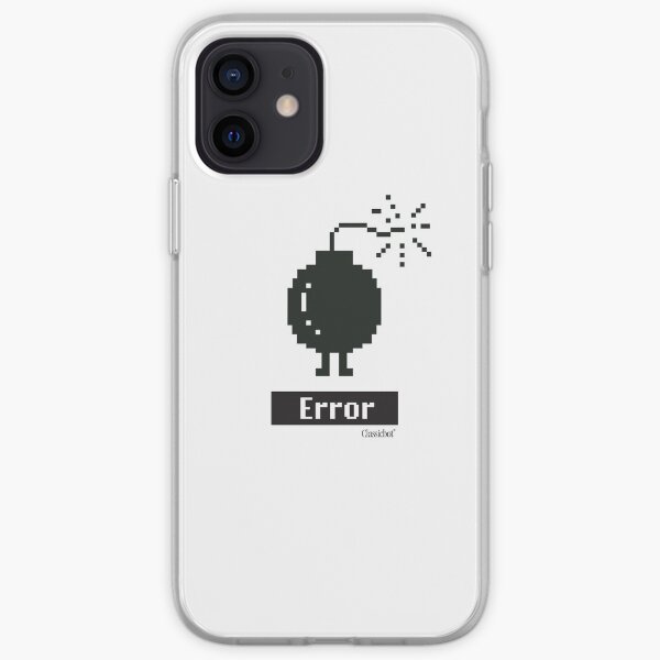 "Error Guy" Icon graphic by Classicbot iPhone Soft Case