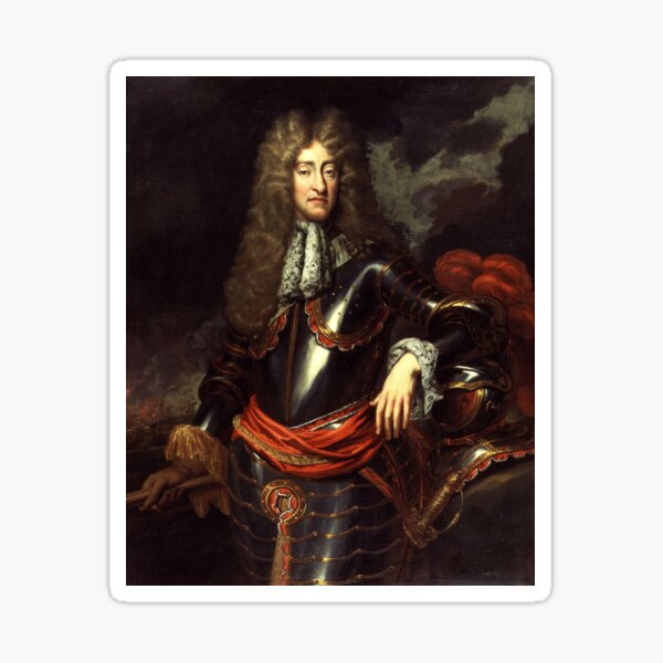 Item preview, Portrait of King James II designed and sold by Vintage Designs +.