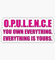 OPULENZ (Paris brennt) Sticker