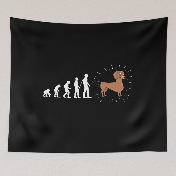 Item preview, Evolution Dachshund Dog Dogs Fun Fun designed and sold by Damn Fine Arts.
