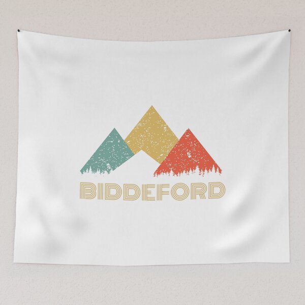 Item preview, Retro City of Biddeford Mountain Shirt designed and sold by Theodore Cory.