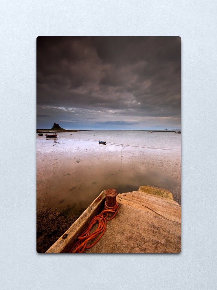 Alternate view of Gloomy Lindisfarne Metal Print