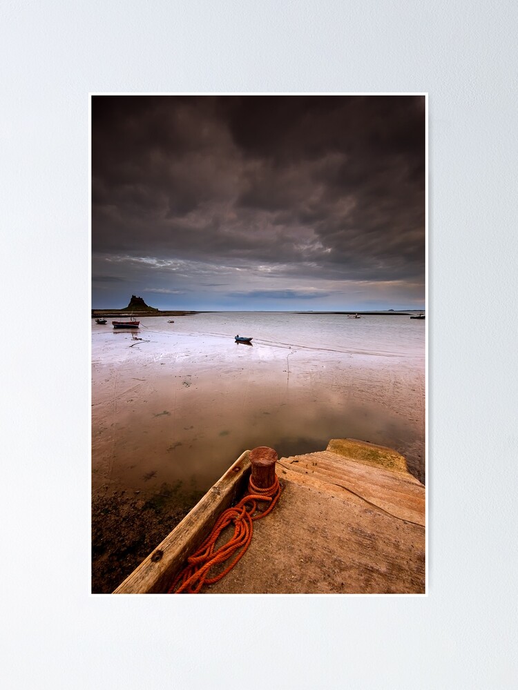 Alternate view of Gloomy Lindisfarne Poster