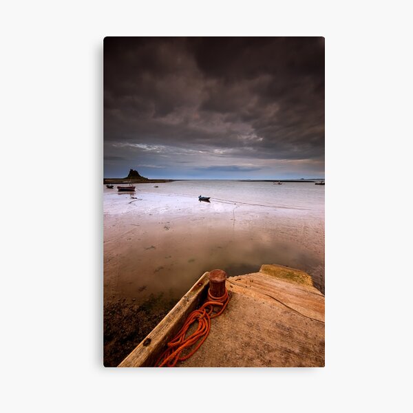 Gloomy Lindisfarne Canvas Print