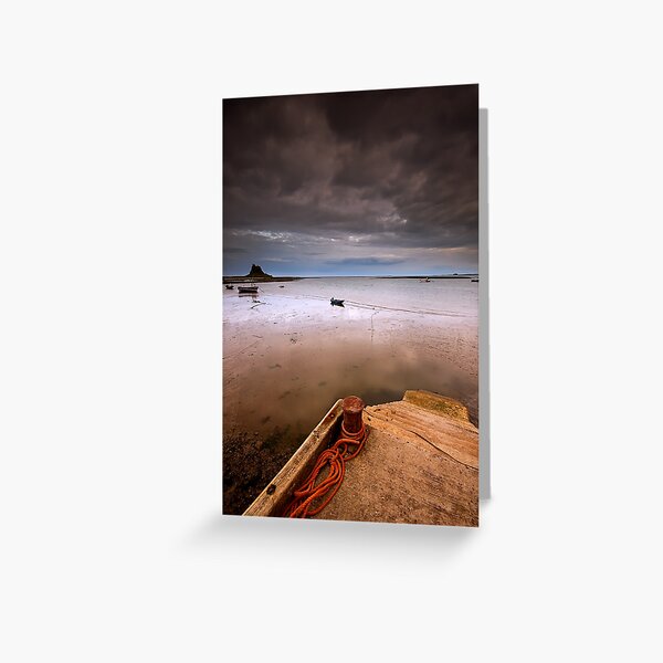 Gloomy Lindisfarne Greeting Card
