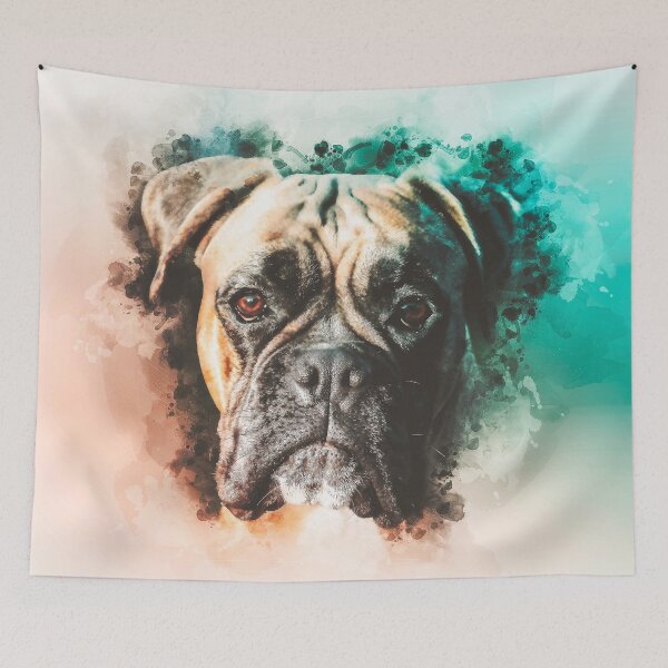 Item preview, Boxer Painting designed and sold by artworkbyrihen.