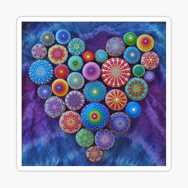 Item preview, Love Rocks Mandala Stone Collection by Elspeth McLean designed and sold by Elspeth McLean.