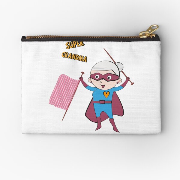Super Grandma 3 Zipper Pouch