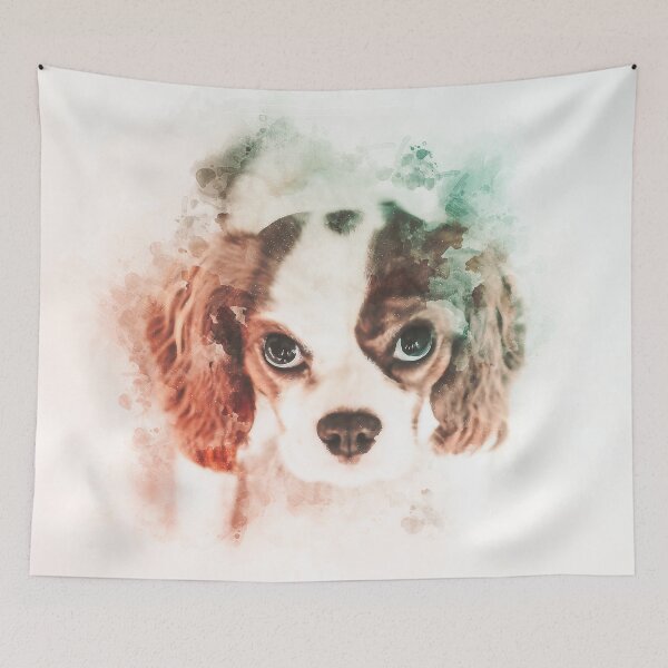 Item preview, Cavalier King Charles Spaniel Painting designed and sold by artworkbyrihen.