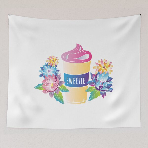 Item preview, Sweetie coffee with flowers designed and sold by Anna Zakharova.
