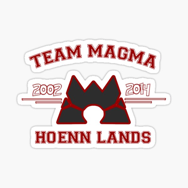 Team Magma Stickers Redbubble - team magma decal roblox