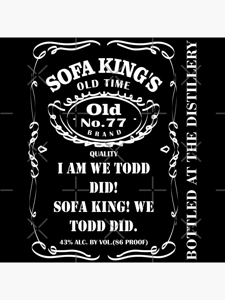 "Sofa King's" Sticker for Sale by jeongbae Redbubble