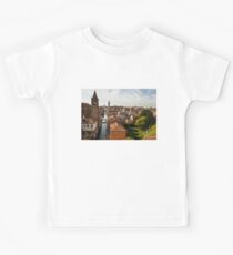 Red Roofs of Europe - Venetian Canals, Palaces, Gardens and Courtyards Kids Tee
