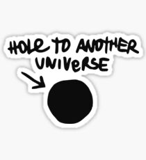 Chloes Abziehbild - Loch zu einem anderen Universum Sticker
