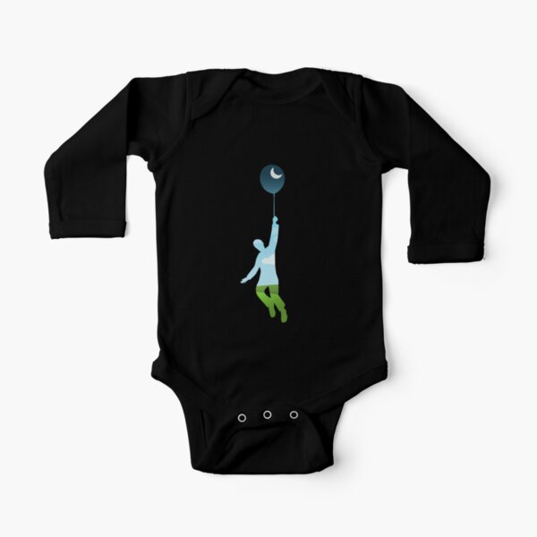 He Swallowed The World Long Sleeve Baby One-Piece