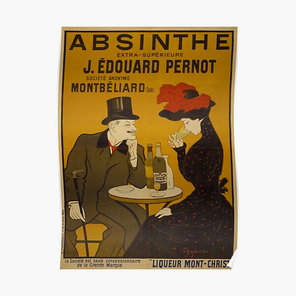 French Absinthe Robette Art Deco Advert Sign Liquor