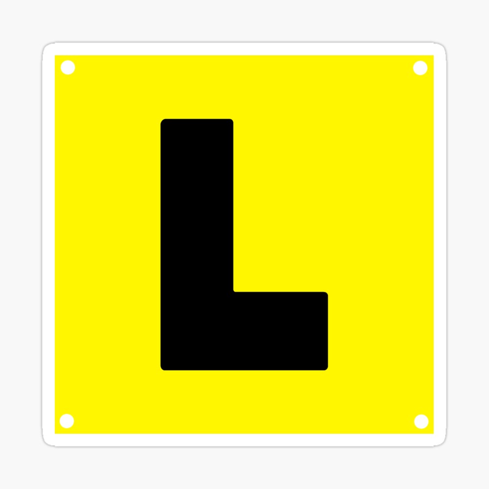 L Plate Learner Driver Ipad Case Skin By Smarttees Redbubble - l plate roblox