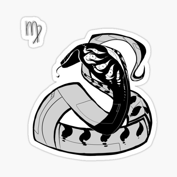Item preview, DoubleZodiac - Virgo Snake designed and sold by Disasters.