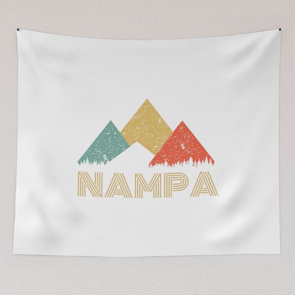 Item preview, Retro City of Nampa Mountain Shirt designed and sold by Theodore Cory.