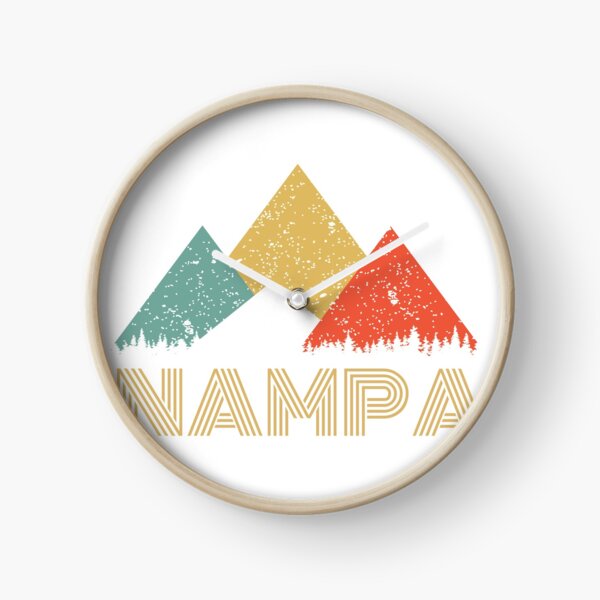 Item preview, Retro City of Nampa Mountain Shirt designed and sold by Theodore Cory.