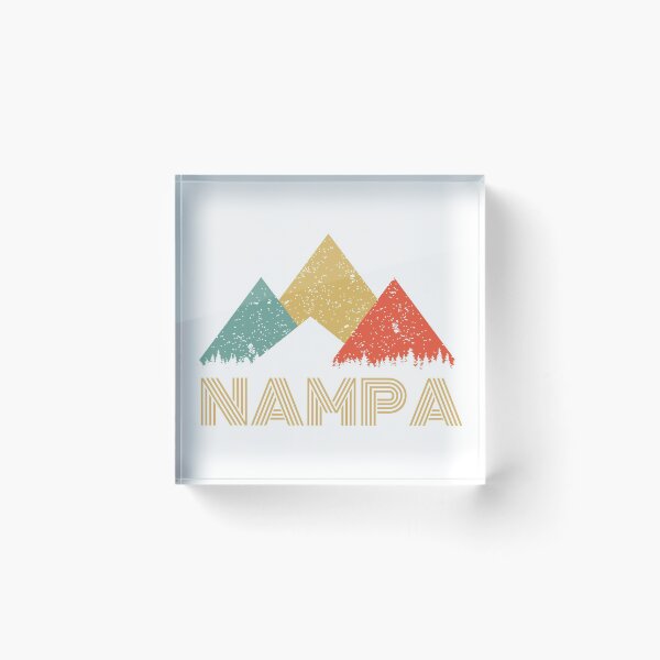 Item preview, Retro City of Nampa Mountain Shirt designed and sold by Theodore Cory.