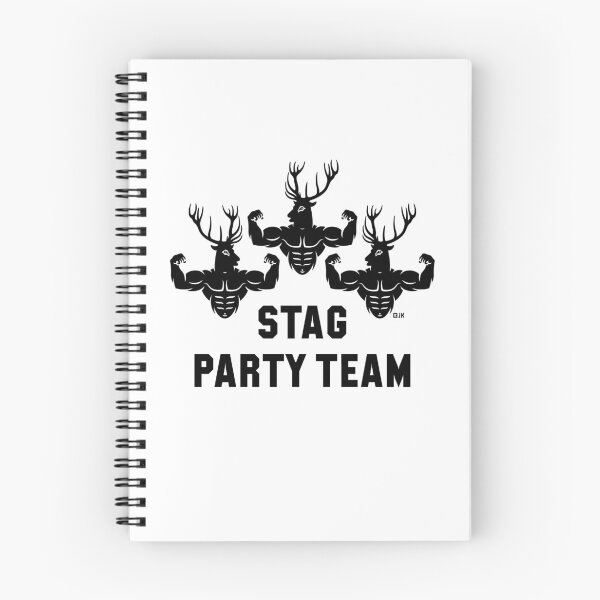 Artikelvorschau, Stag Party Team (Hirsche / Junggesellenabschied / JGA / Black) entworfen und verkauft von MrFaulbaum.